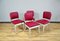 Aluminum and Eco-Leather Chairs, Italy, 1960s, Set of 4 3