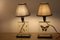 Lámparas de mesa de resina con inclusiones, años 70. Juego de 2, Imagen 14