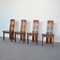Chairs in the Style of Afra & Tobia Scarpa, Set of 4 5