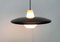 Mid-Century Minimalist Metal and Glass Pendant Lamp, Image 46