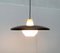 Mid-Century Minimalist Metal and Glass Pendant Lamp, Image 2