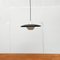 Mid-Century Minimalist Metal and Glass Pendant Lamp 22