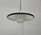 Mid-Century Minimalist Metal and Glass Pendant Lamp, Image 17