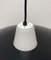 Mid-Century Minimalist Metal and Glass Pendant Lamp, Image 43