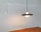 Lámpara colgante minimalista Mid-Century de metal y vidrio, Imagen 12