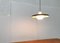 Mid-Century Minimalist Metal and Glass Pendant Lamp 7