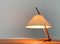 Lampe de Bureau Dornstab Mid-Century en Teck par A. Pöll pour Kalmar 26