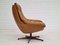 Danish Swivel Armchair by H. W. Klein in Original Leather, 1970s, Image 9
