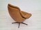 Danish Swivel Armchair by H. W. Klein in Original Leather, 1970s, Image 8