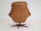 Danish Swivel Armchair by H. W. Klein in Original Leather, 1970s 6