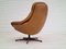 Danish Swivel Armchair by H. W. Klein in Original Leather, 1970s, Image 5