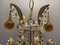 Lámpara de araña veneciana de cristal de Murano dorado, Imagen 7