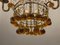 Venetian Gilded Murano Glass Drop Chandelier 11