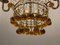 Venetian Gilded Murano Glass Drop Chandelier, Image 11