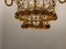 Venetian Gilded Murano Glass Drop Chandelier 5