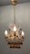 Venetian Gilded Murano Glass Drop Chandelier 2