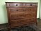 Walnut Chest of Drawers with White Marble Top, 1900s 3