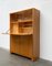 Mid-Century German Minimalist Secretaire with Vitrine Compartment from Lippemöbel 36