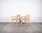 Sedie in legno insaponato di Rainer Daumiller, Danimarca, 1970, set di 2, Immagine 15