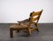 Brutalist Chair and Stool in Oak by Dittmann & Co., 1960s, Set of 2, Image 15