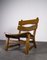 Brutalist Chair and Stool in Oak by Dittmann & Co., 1960s, Set of 2, Image 23