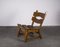 Brutalist Chair in Oak by Dittmann & Co fort Awa Radbound, 1960s 1