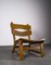 Brutalist Chair in Oak by Dittmann & Co fort Awa Radbound, 1960s 2