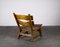 Brutalist Chair in Oak by Dittmann & Co fort Awa Radbound, 1960s 8