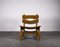 Brutalist Chair in Oak by Dittmann & Co fort Awa Radbound, 1960s 3