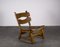 Brutalist Chair in Oak by Dittmann & Co for Awa Radbound, 1960s 3