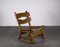 Brutalistischer Stuhl aus Eiche von Dittmann & Co für Awa Radbound, 1960er 3