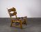 Brutalist Chair in Oak by Dittmann & Co for Awa Radbound, 1960s 4