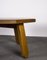 Brutalist Table in Oak in the Style of Dittmann & Co, 1960s. 14