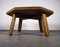 Brutalist Table in Oak in the Style of Dittmann & Co, 1960s. 2