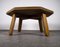 Brutalist Table in Oak in the Style of Dittmann & Co, 1960s., Image 2