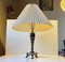 Antique Italian Brass Table Lamp, Image 1