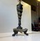 Lámpara de mesa italiana antigua de latón, Imagen 3