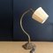Antique French Brass Swan Neck Table Lamp, 1920s 1
