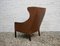 Fotel Wing Chair with Footstool by Borge Mogensen for Fredericia, Denmark, 1960s, Set of 2, Image 14
