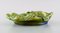 Cuenco Zsolnay de gres esmaltado modelado con cangrejo de río y esmalte Eozin, Imagen 3