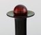 Large Vase Bottle in Green Art Glass with Red Ball by Otto Brauer for Holmegaard, Image 5