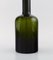 Large Vase Bottle in Green Art Glass with Red Ball by Otto Brauer for Holmegaard 4
