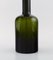 Large Vase Bottle in Green Art Glass with Red Ball by Otto Brauer for Holmegaard, Image 4