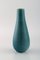 Vase aus glasierter türkiser Keramik von Gunnar Nylund für Rörstrand 2
