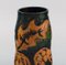 Art Nouveau Vase in Glazed Ceramic by Michael Andersen, Denmark 4