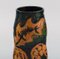 Jugendstil Vase aus glasierter Keramik von Michael Andersen, Dänemark 4