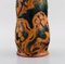 Jugendstil Vase aus glasierter Keramik von Michael Andersen, Dänemark 5
