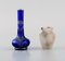 Miniatur Vasen aus Kunstglas, 20. Jh., 5er Set 5