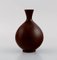 Vase aus glasiertem Steingut von Berndt Friberg für Gustavsberg Studiohand 4
