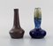 Belgian Miniature Vases in Glazed Ceramic, Mid-20th Century, Set of 5 7